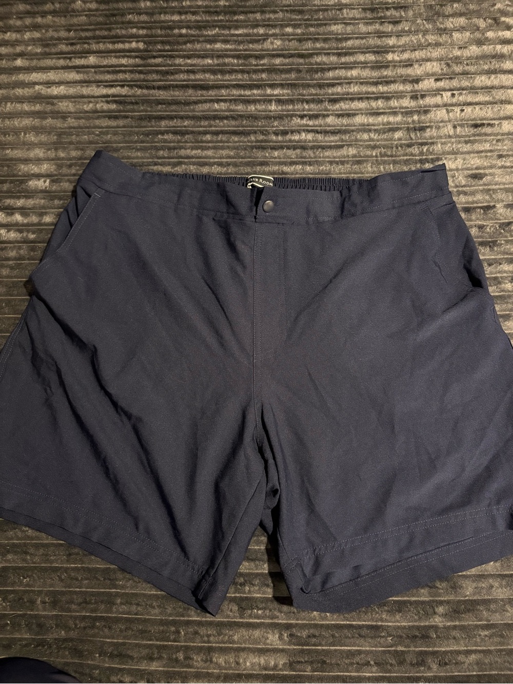 Club Room Men's Navy Athletic Shorts
